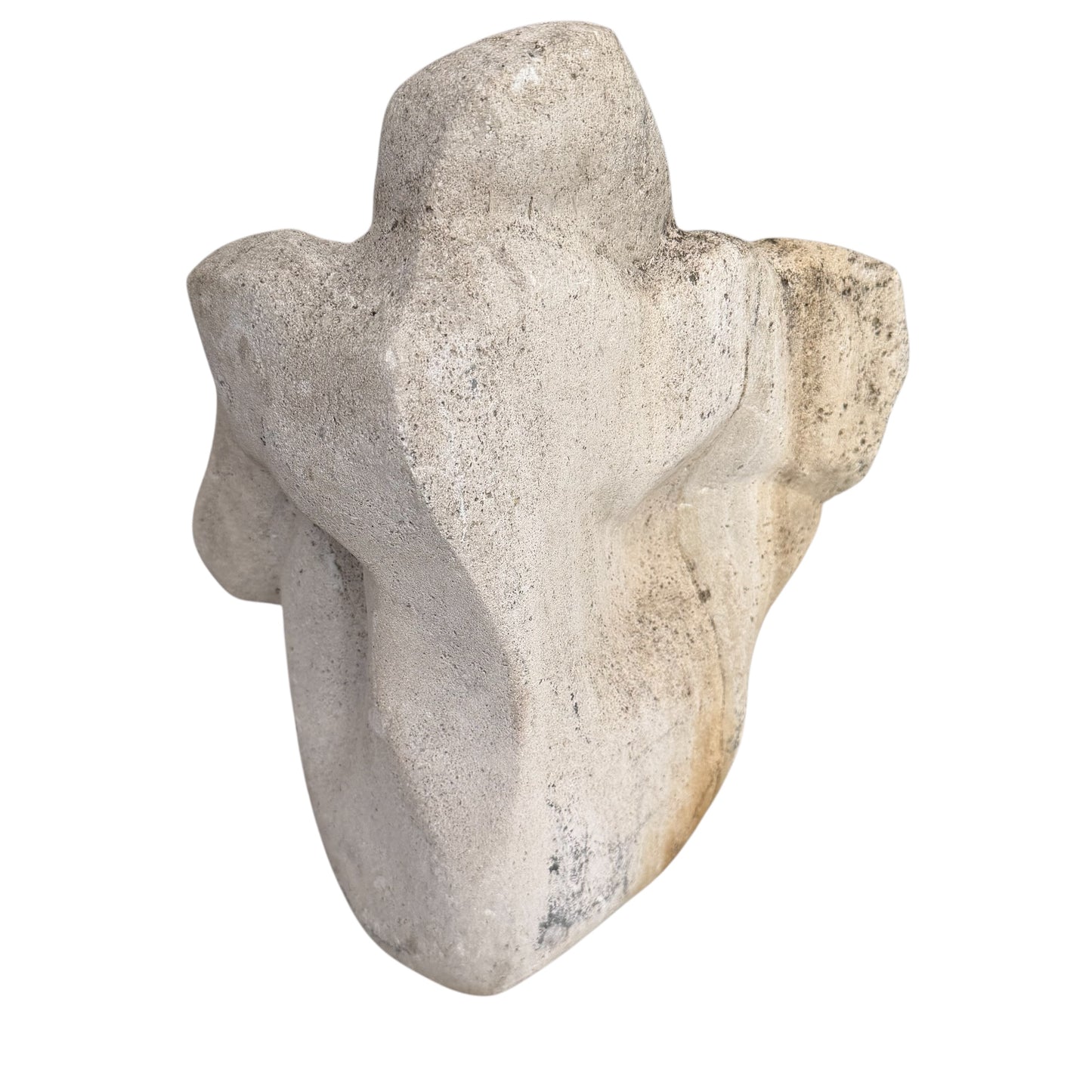 Abstract Figure Carved Stone Sculpture