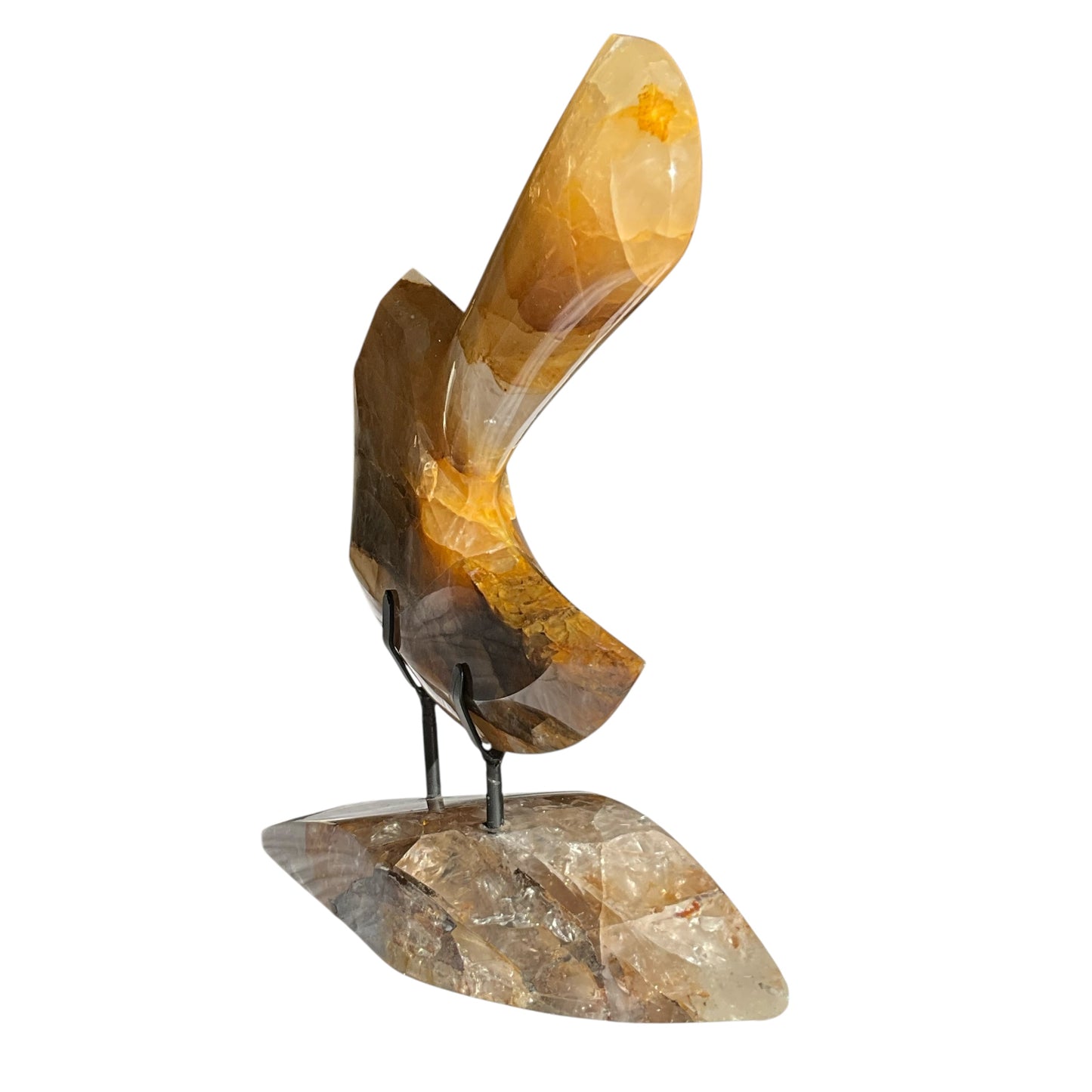 Hatchet #3 Hematoid Crystal with Crystal Base