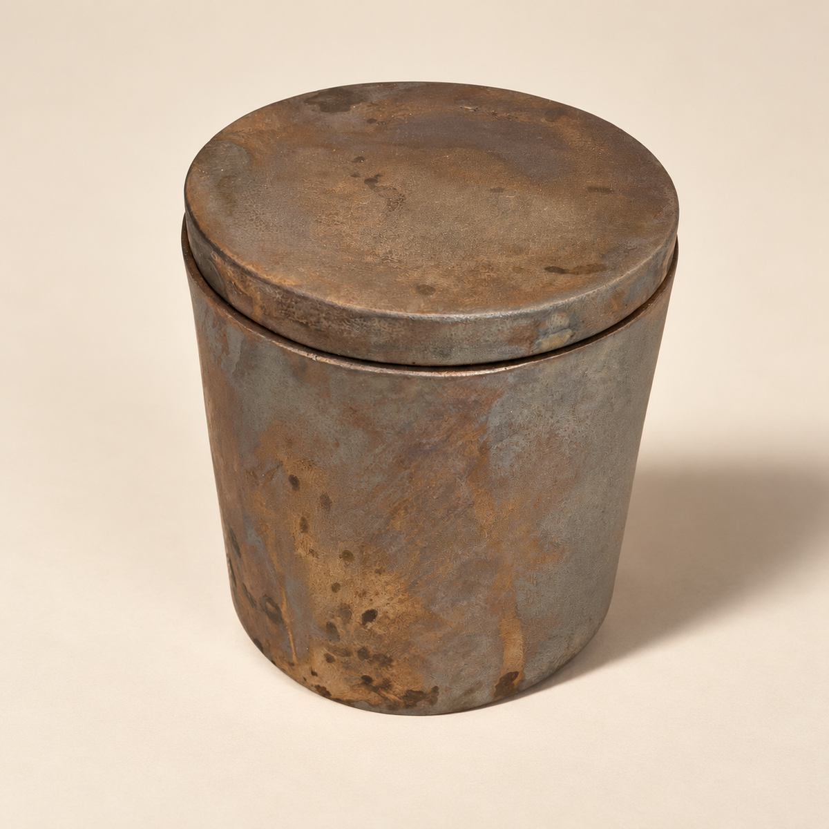 Solid Bronze Gardenia Candle with Lid  #T
