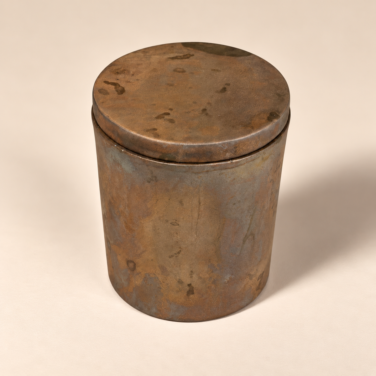 Solid Bronze Gardenia Candle with Lid  #U
