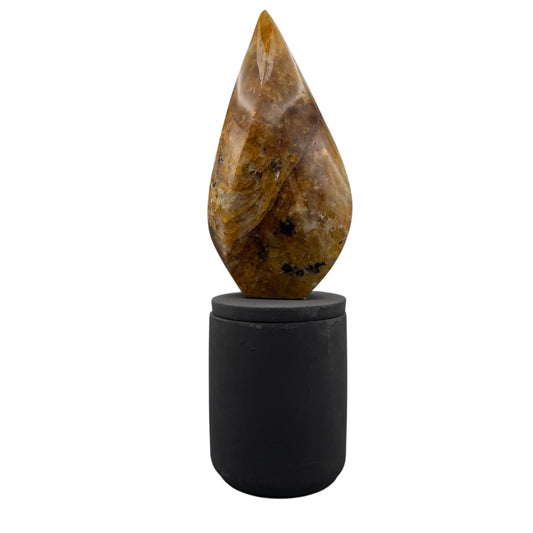 369 For House of Nulla Black Rose Candle with Golden Healer 16