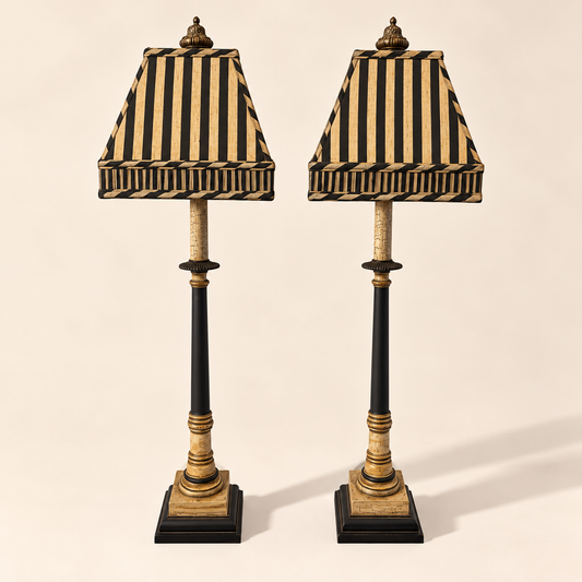 Pair of Vintage Neoclassical Table Lamps