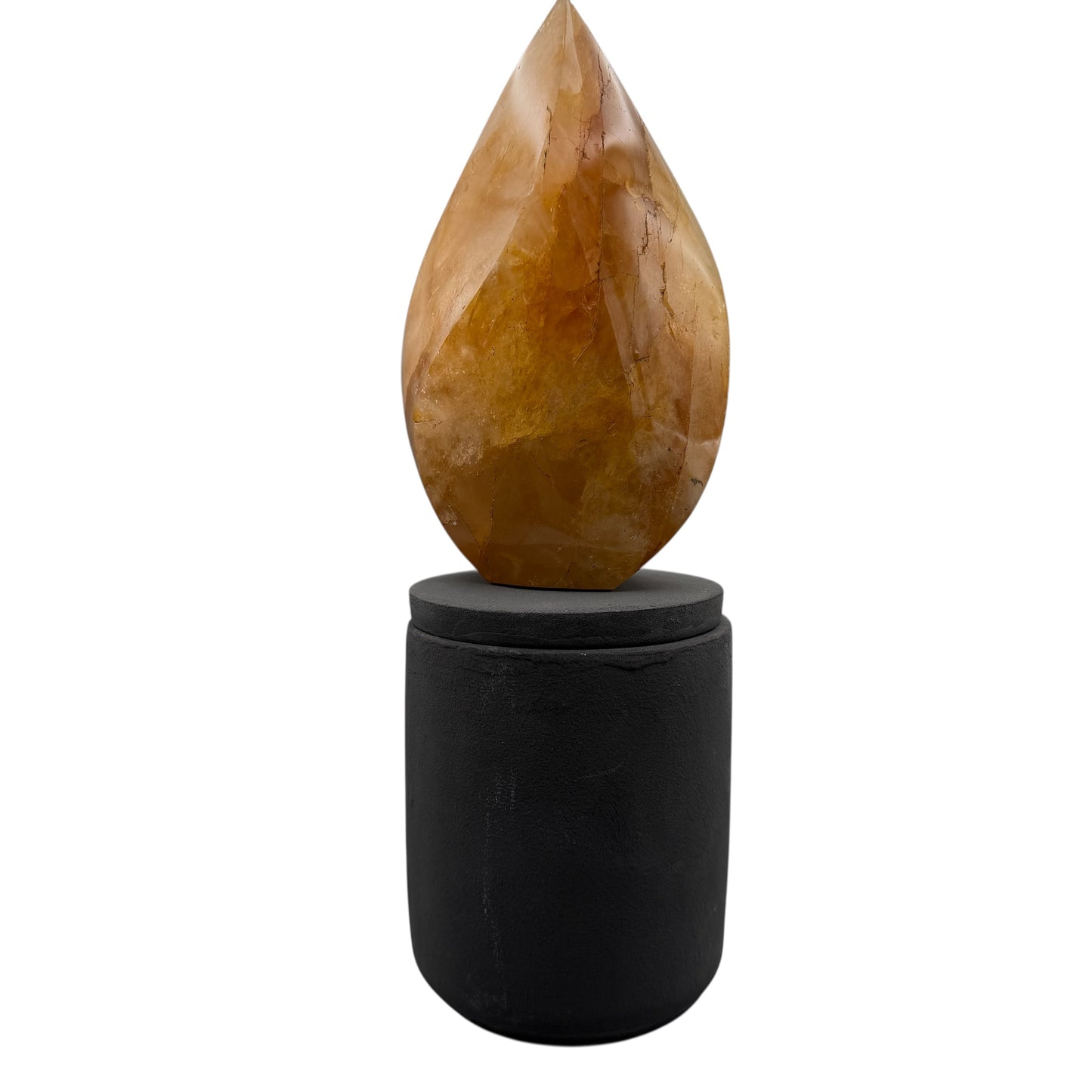 369 For House of Nulla Black Rose Candle with Golden Healer 17
