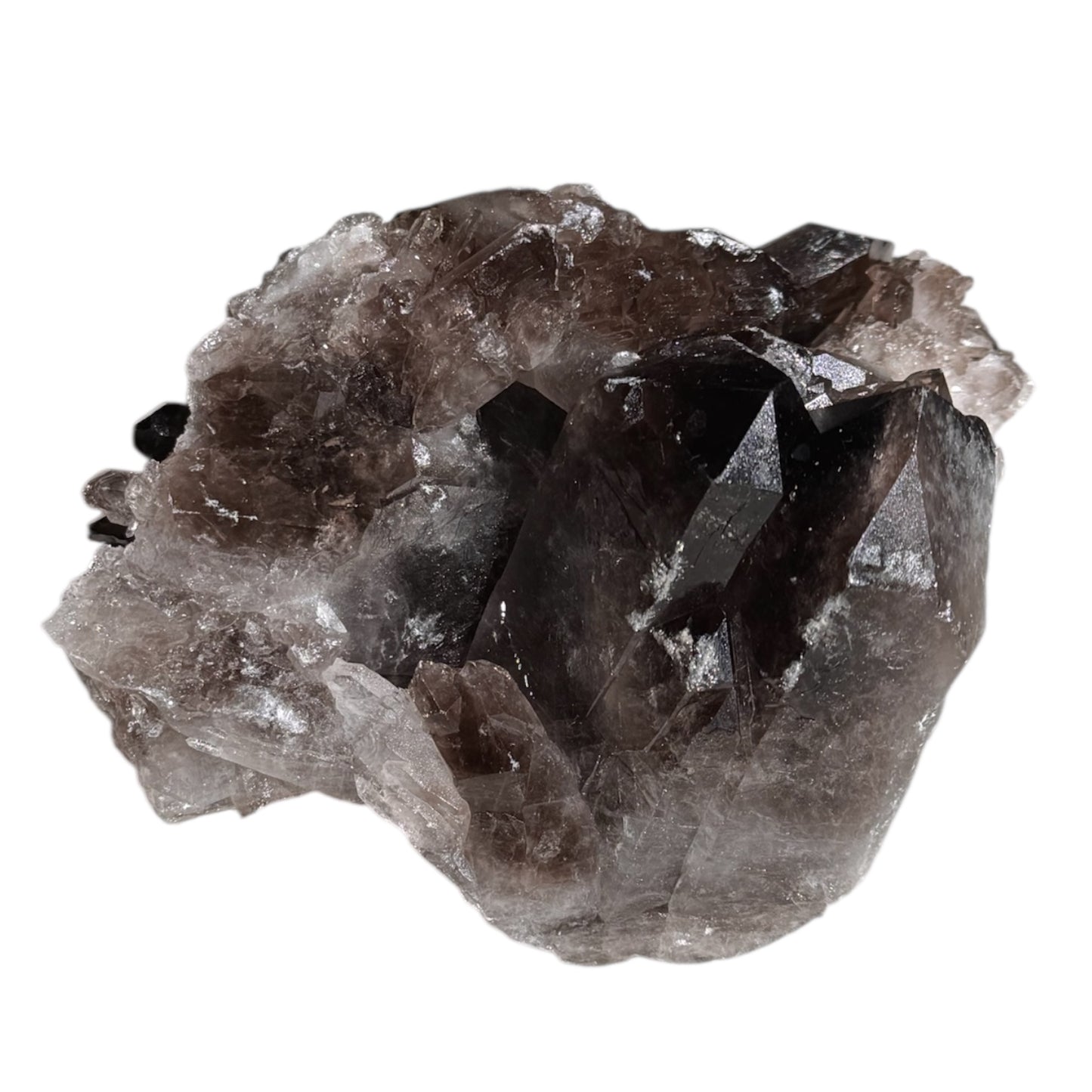 Smoky Quartz Abstract Generators Cluster