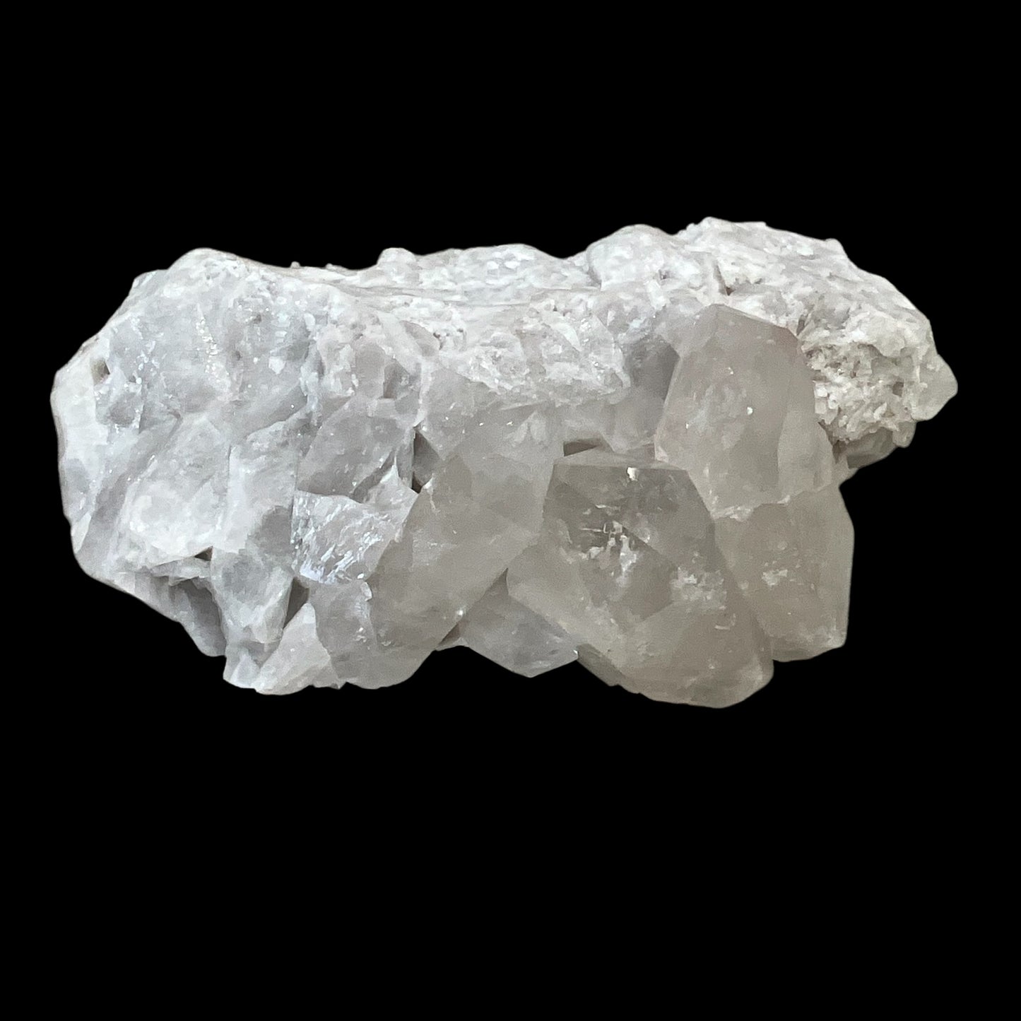 Quartz Crystal Free-Standing Cluster with Generators