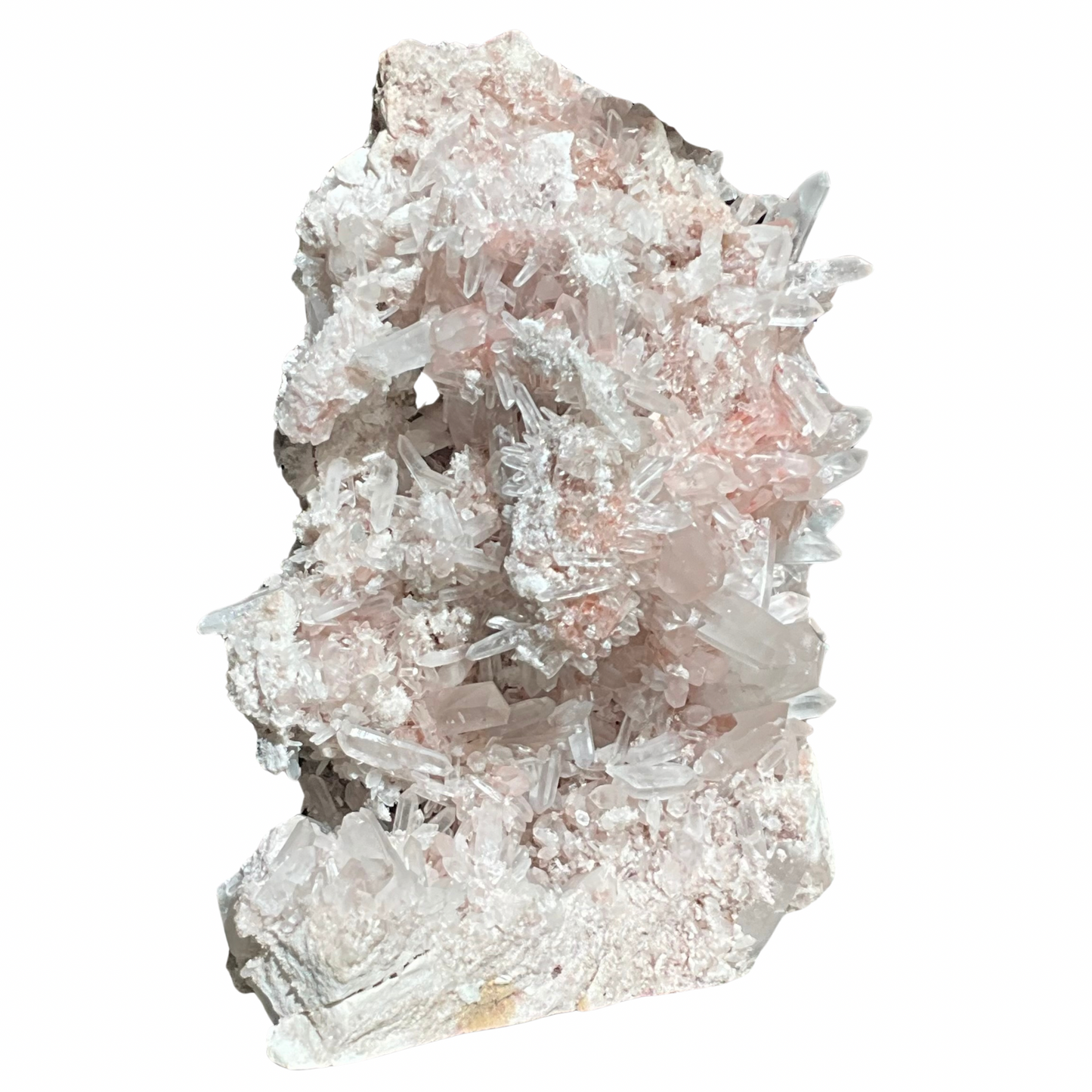 Himalayan Pink Quartz Crystal Large Generator Cluster