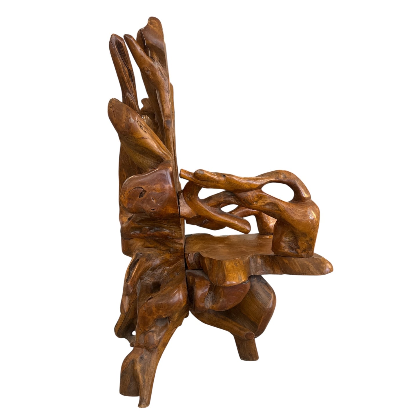 Large Root Wood Vintage Chair