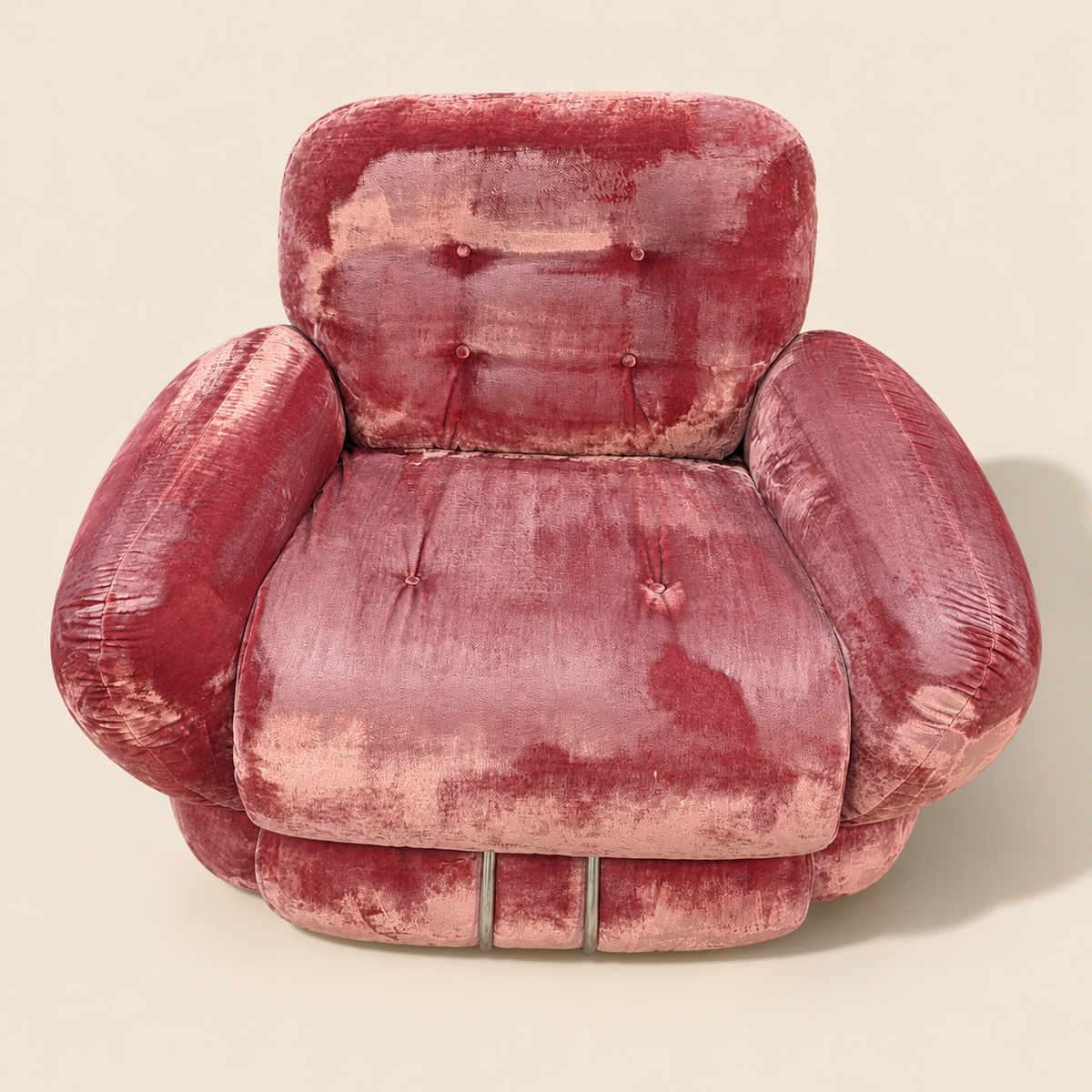 Mid century modern "OKAY" sofa set by Adriano Piazzesi, 1970's