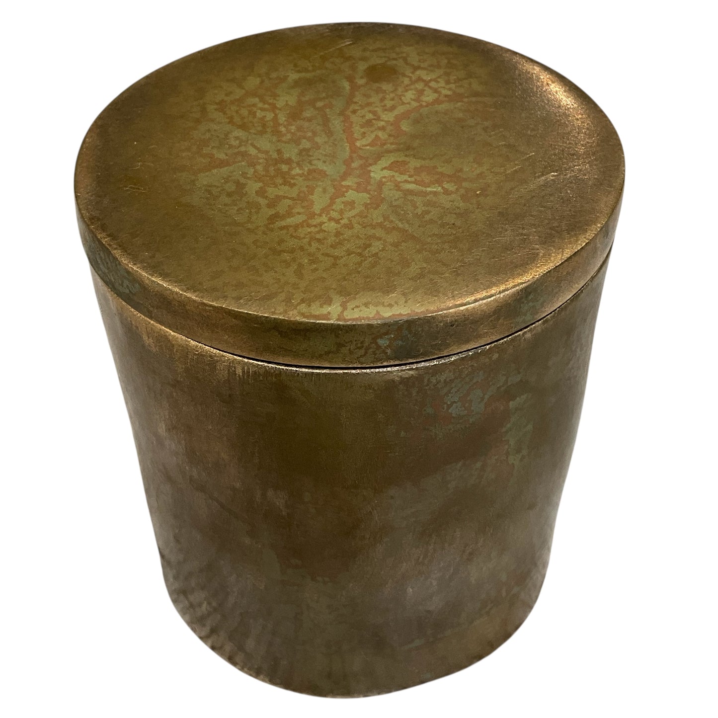 #J Solid Bronze Gardenia Candle with Lid