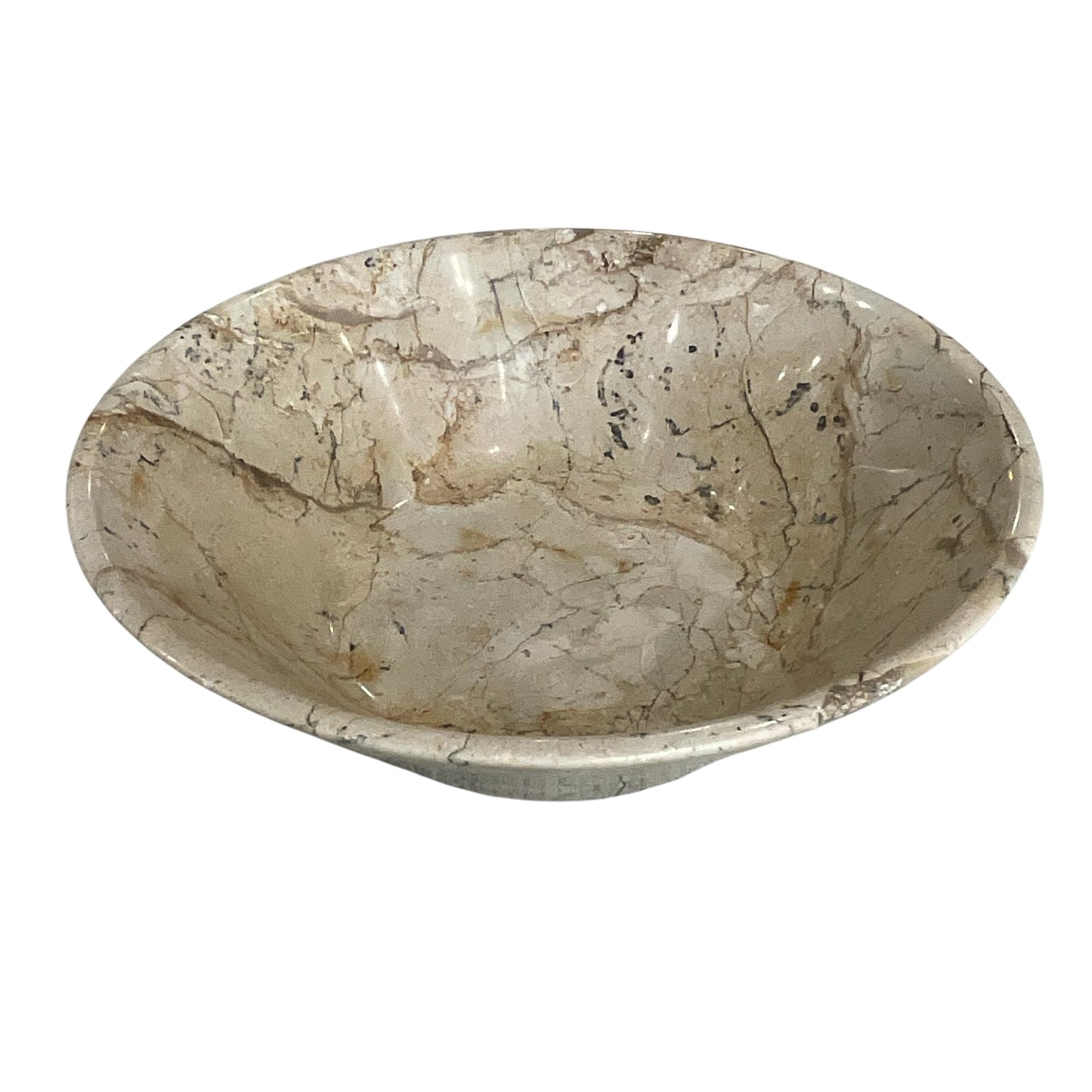 Vintage Natural Stone Display Bowl