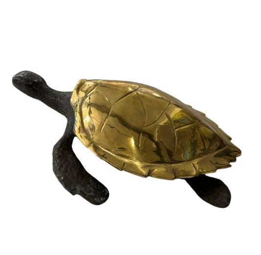 Large Brass Hawksbill Sculpture