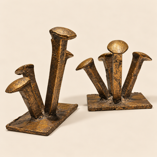 Vintage Railroad Spike Bookends
