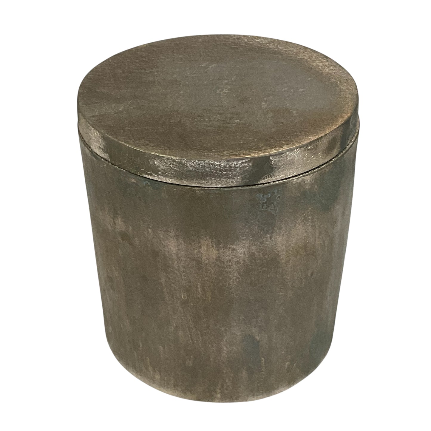 #D Solid Bronze Gardenia Candle with Lid