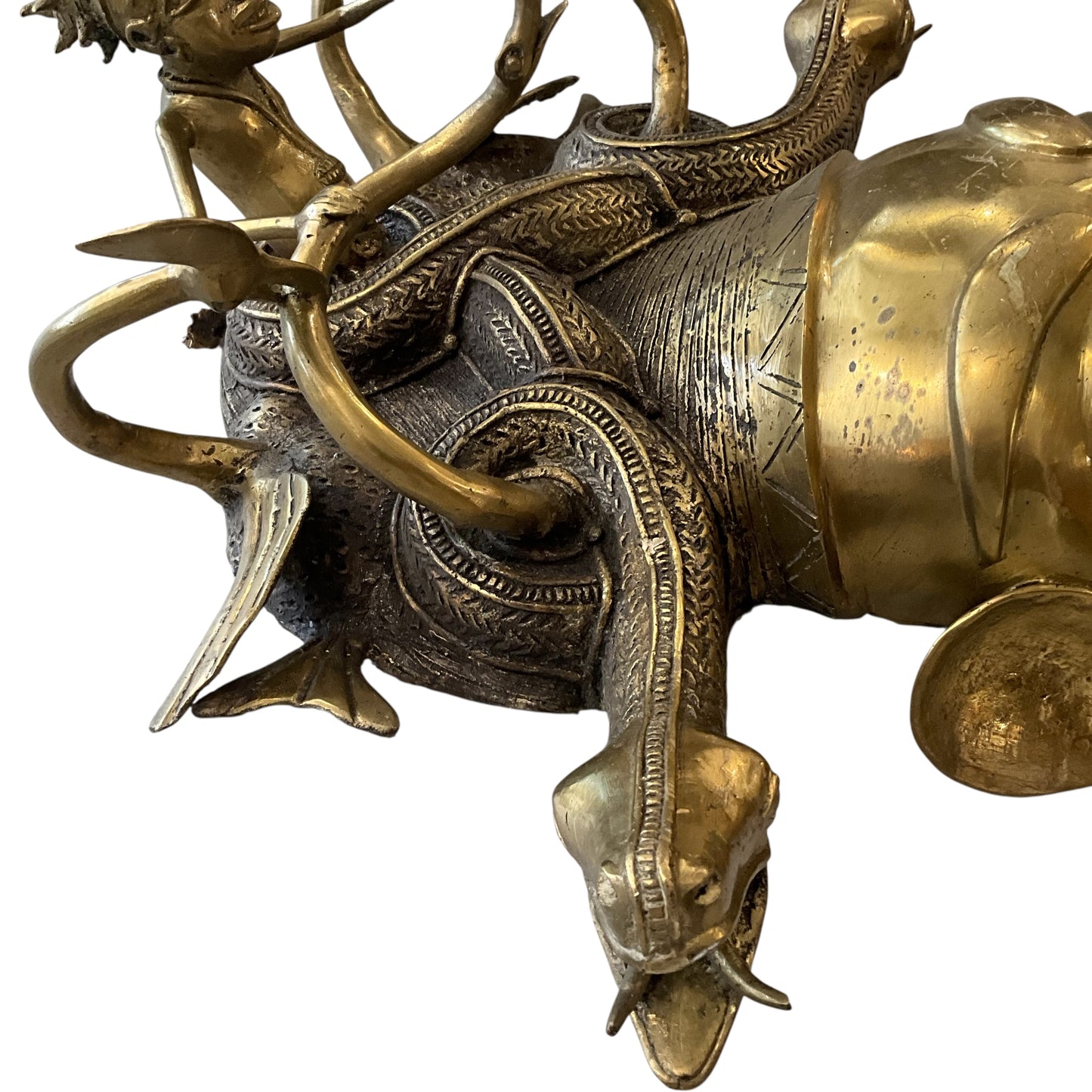 Bronze Mask from Bamileke Tribe in Cameroon