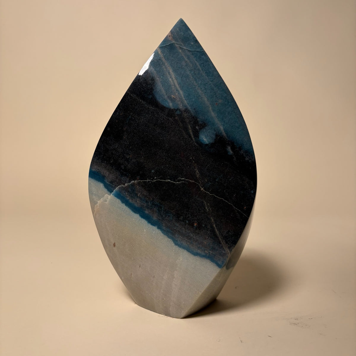 Trolleite Aqua Blue Flame Crystal