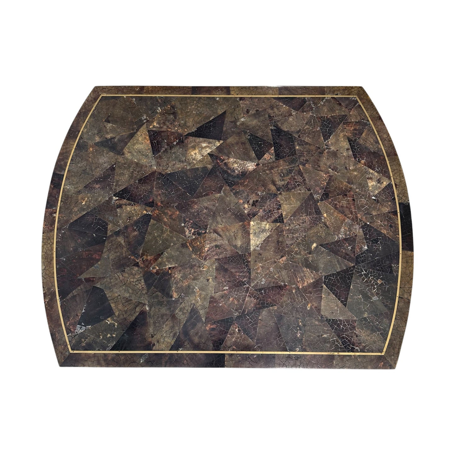 Maitland Smith Tessellated Pen Shell Side Table