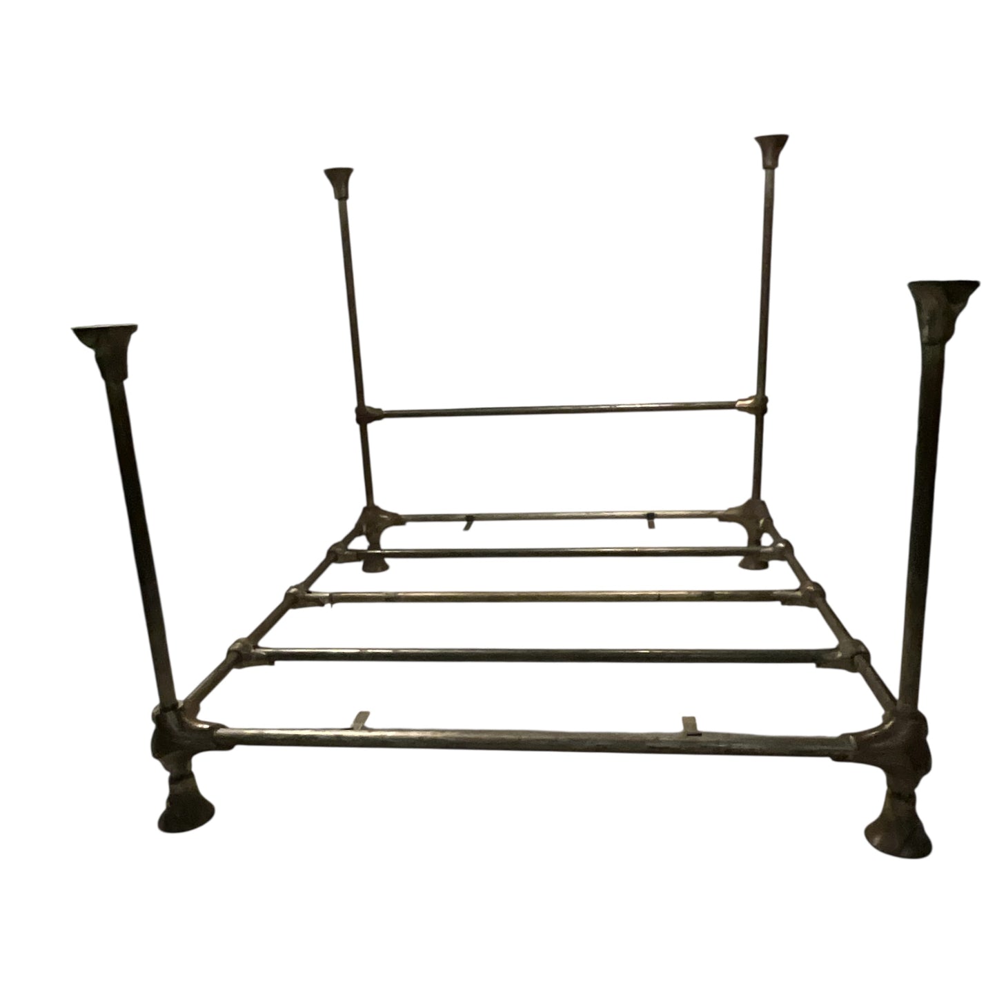 Mimi London Vintage Steel 4-Poster California King Bed Frame