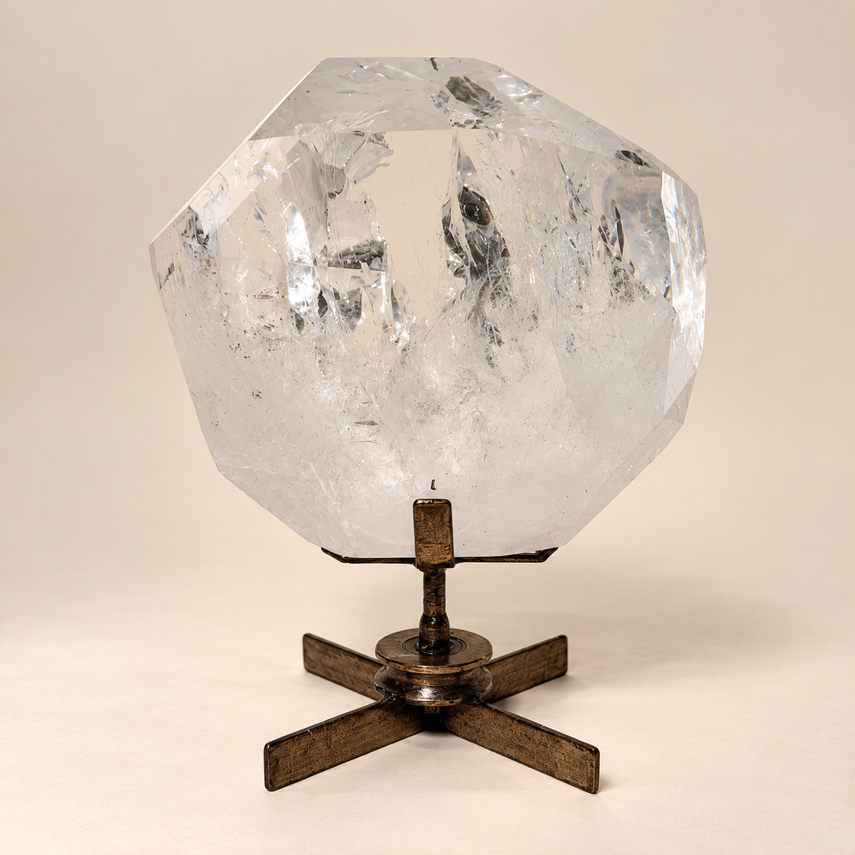Lemurian Quartz Point On Stand 28 lbs