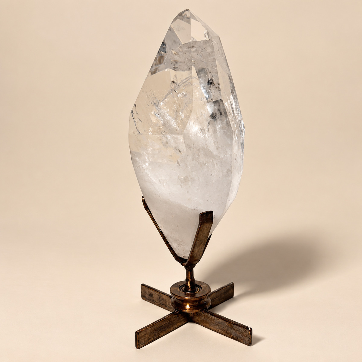 Lemurian Quartz Point Custom Stand 21 lbs