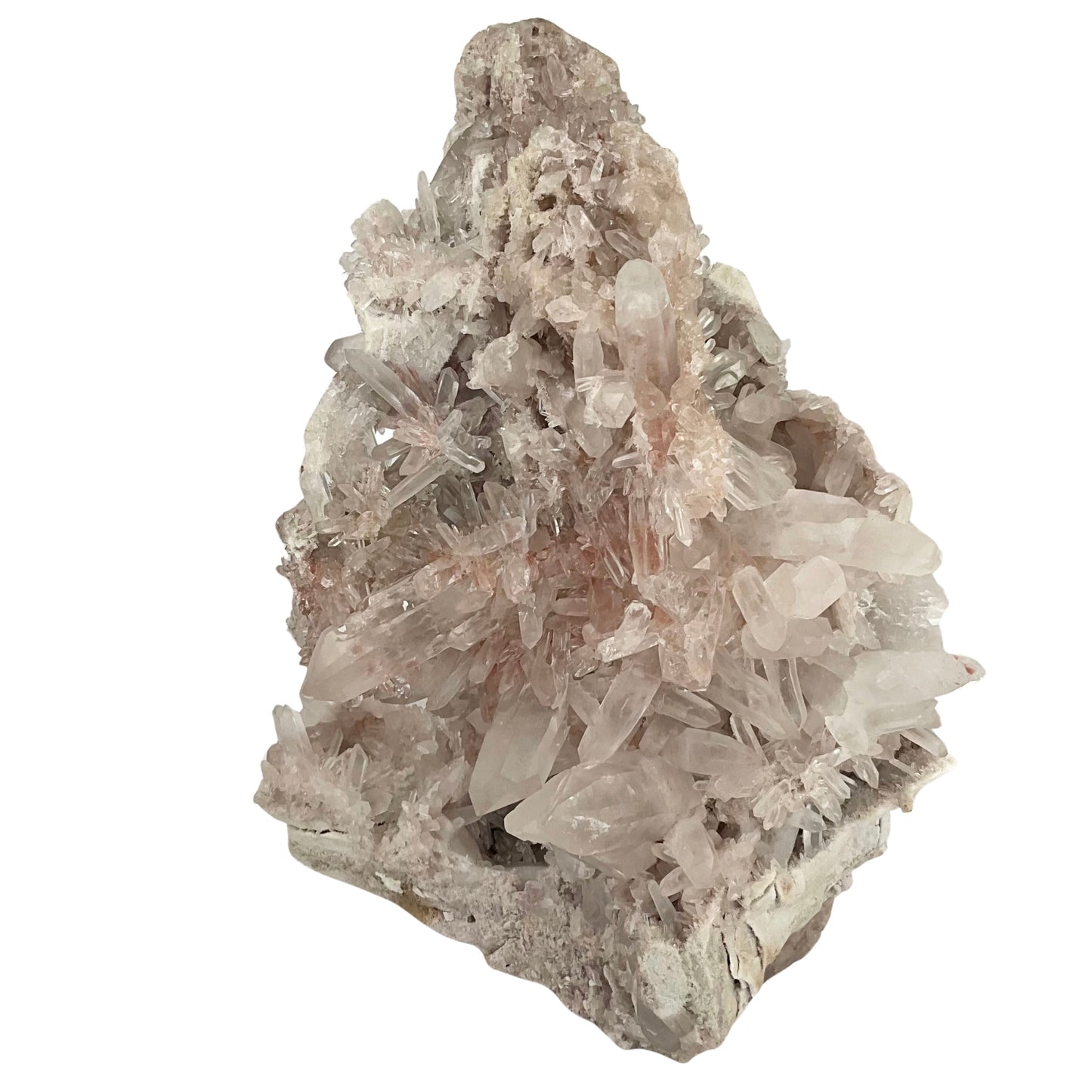 Himalayan Pink Quartz Crystal Large Generator Cluster