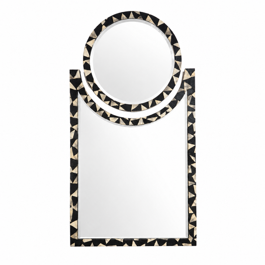 Karl Springer Snake Skin Mirror
