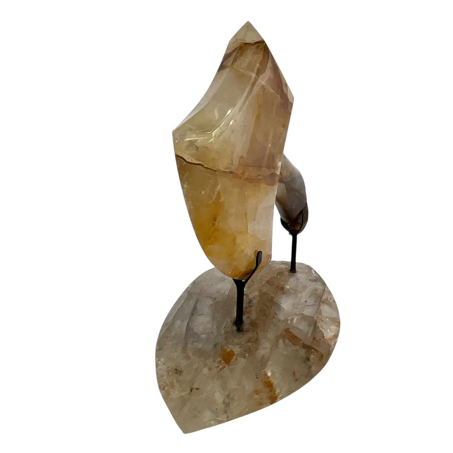 Hatchet #2 Hematoid Crystal with Crystal Base