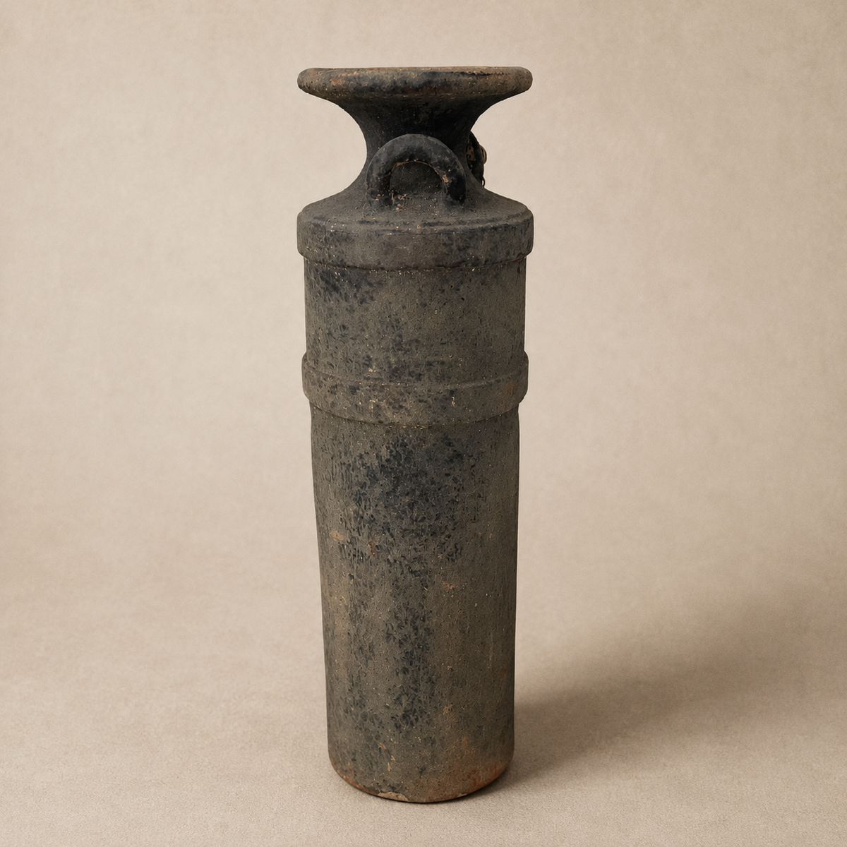 Vintage Large Terracotta Decorative Tall Vase