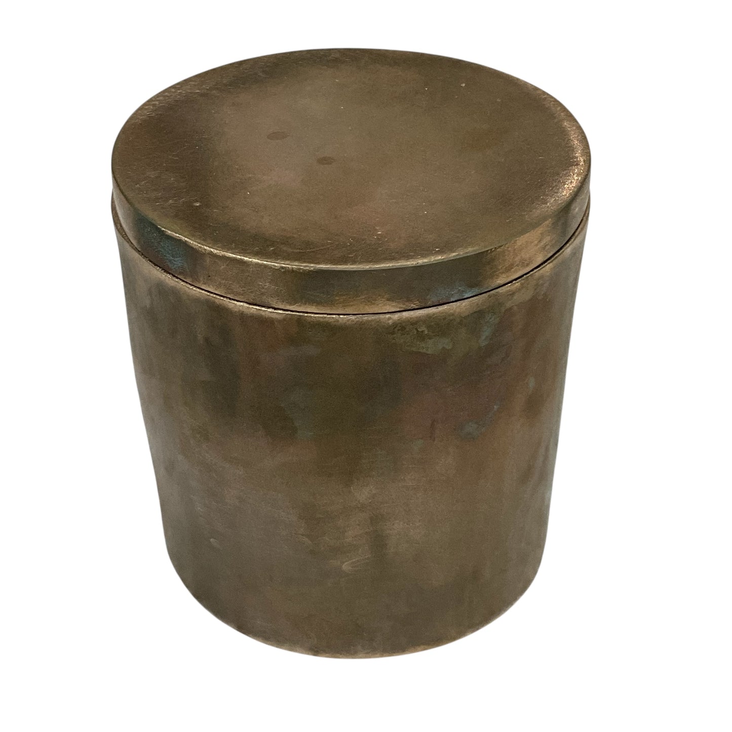 #I Solid Bronze Gardenia Candle with Lid