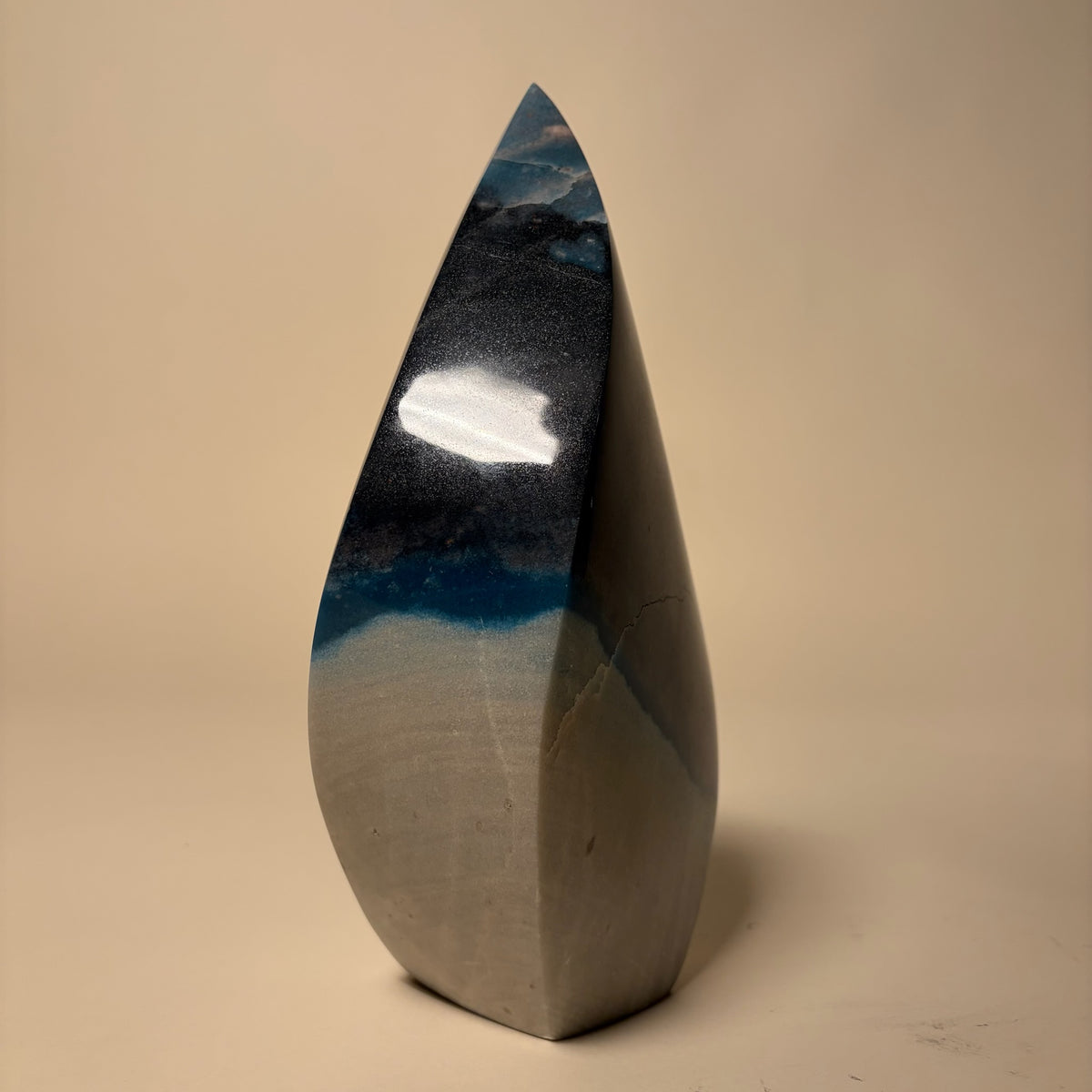 Trolleite Aqua Blue Flame Crystal