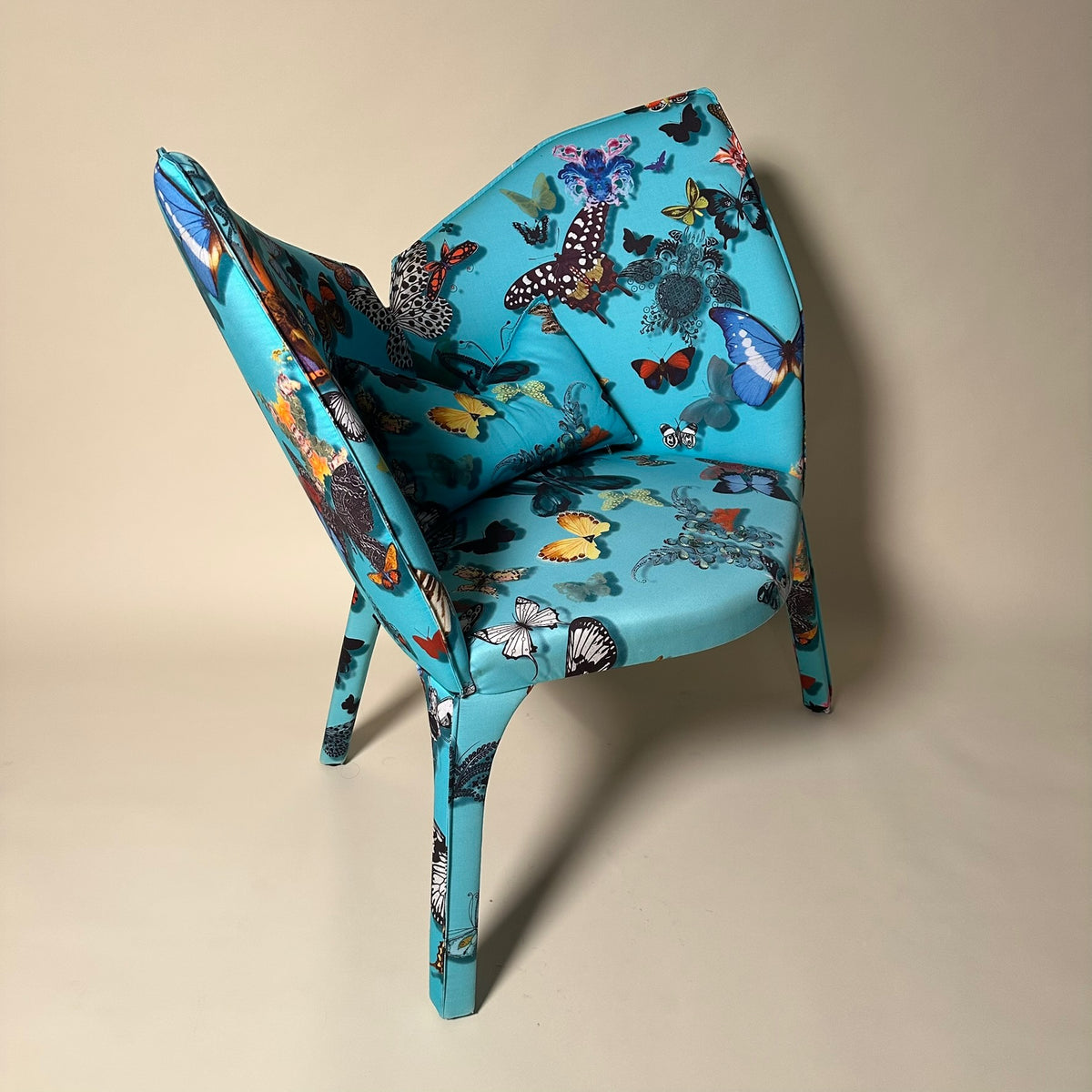 Roche Bobois Lady B Armchair Blue