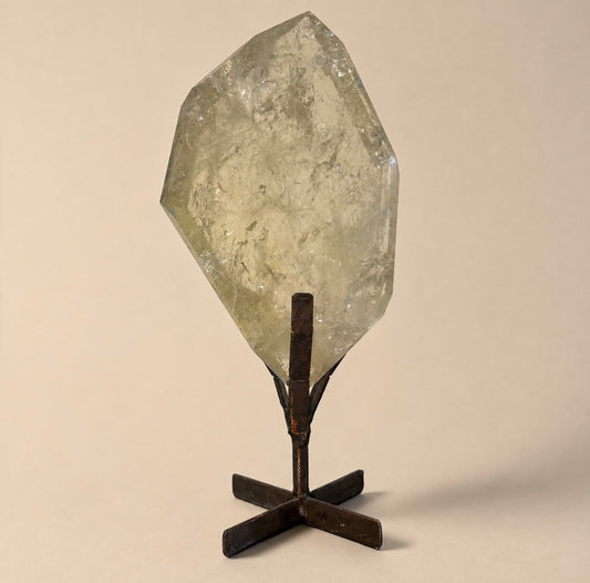 Citrine Crystal Slab on Stand