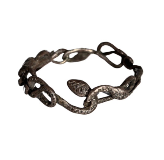 Sterling Silver Snake Link Bracelet