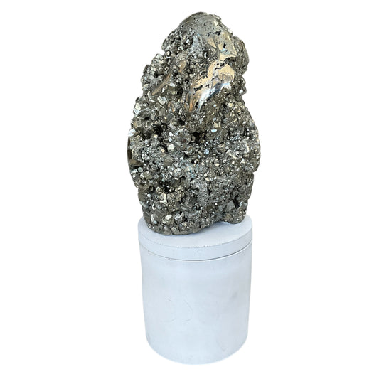 Abstract Pyrite Lid Gardenia Candle #4
