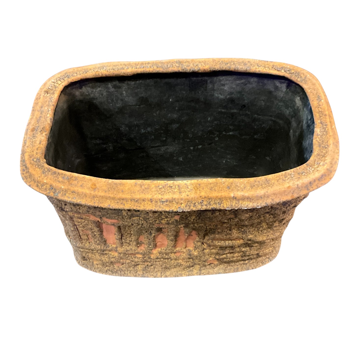 Vintage Brutalist Style Ceramic Vase / Planter