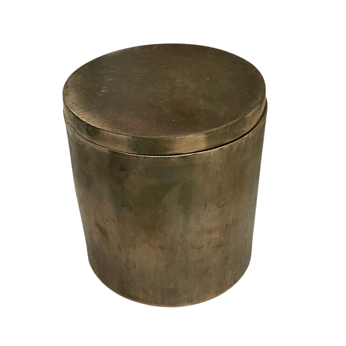 #H Solid Bronze Gardenia Candle with Lid
