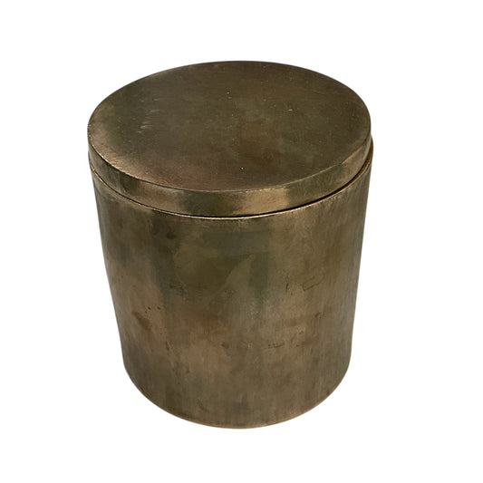 #H Solid Bronze Gardenia Candle with Lid