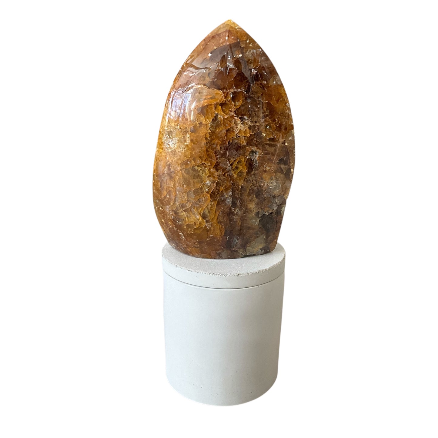 Hematoid Crystal Lid Gardenia Candle