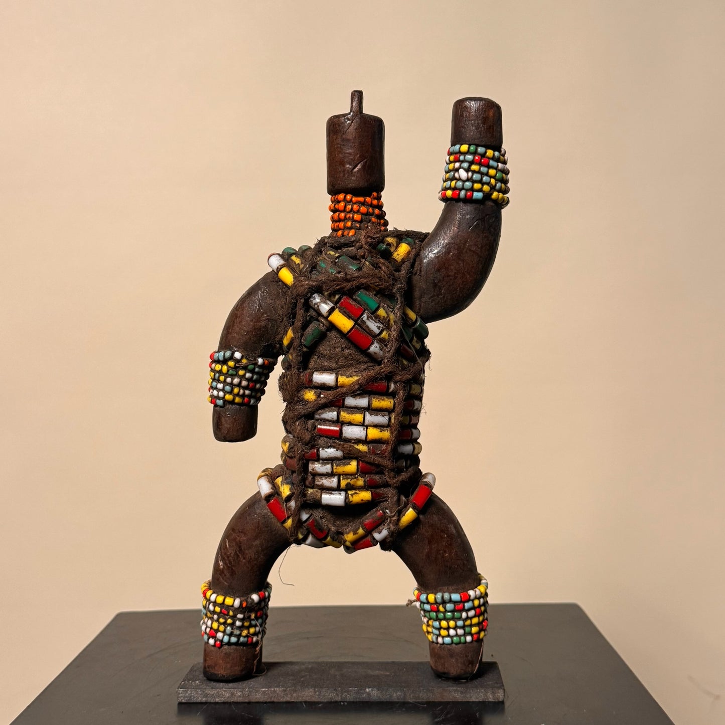 Namji Fertility Doll with Green and Yellow Beads