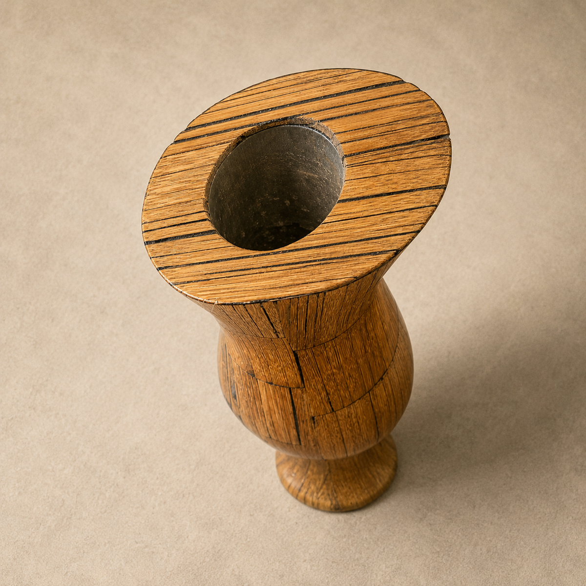 R&Y Augousti Paris Free Form Wood Vase