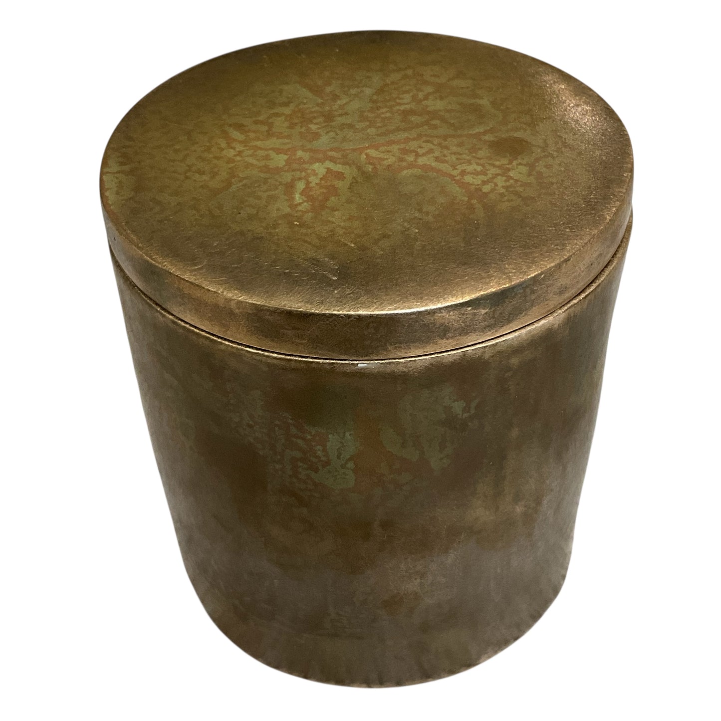 #J Solid Bronze Gardenia Candle with Lid