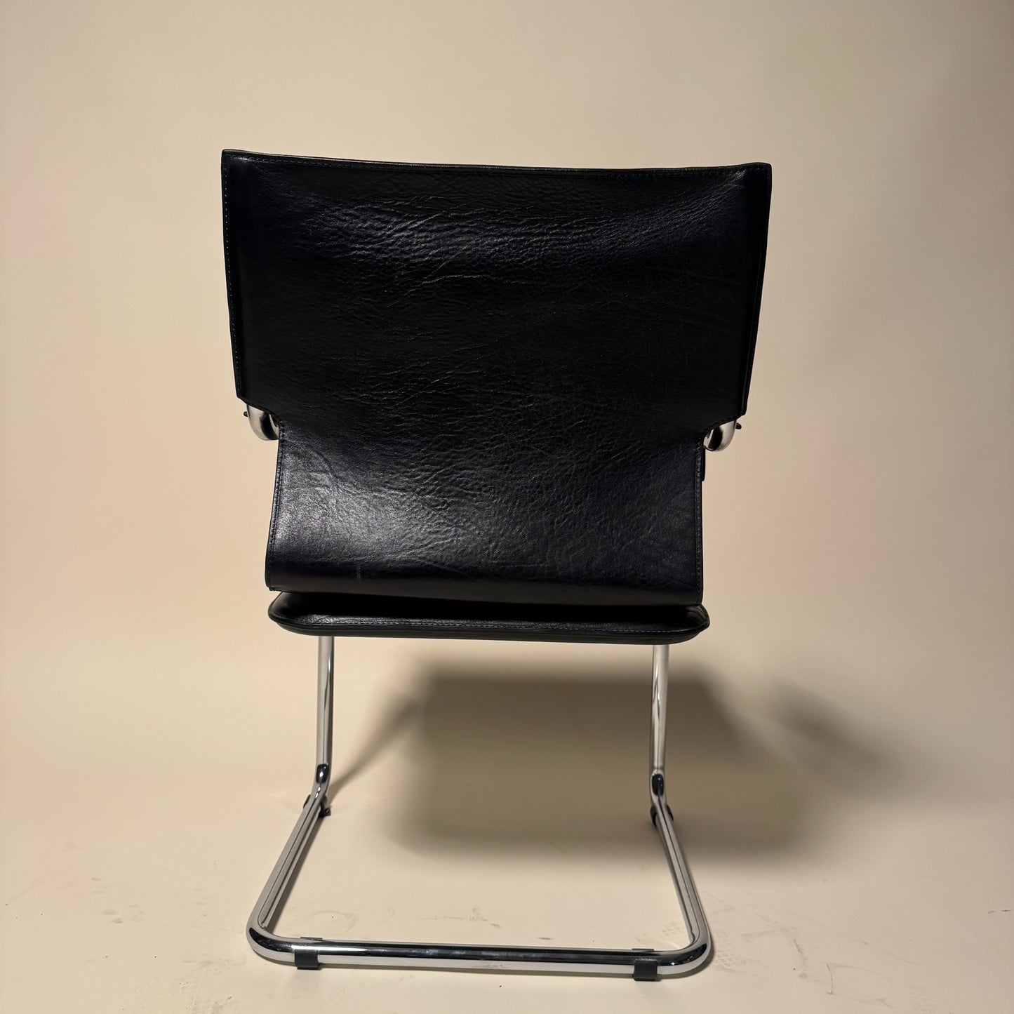 Pair Of 1973 Marcatre Leather chairs