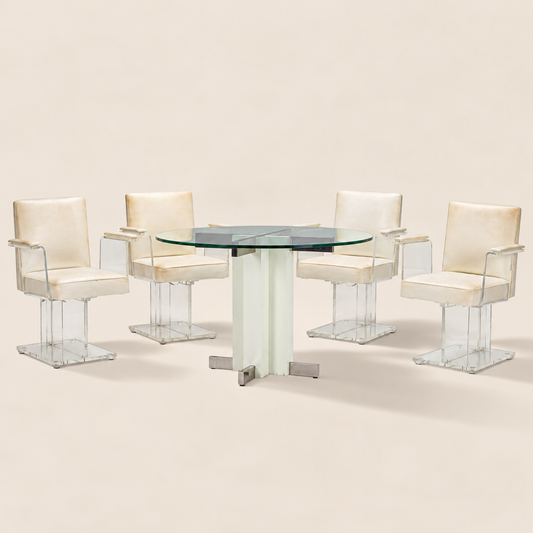 Vladimir Kagan Lucite Dining Set