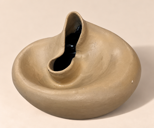 Abstract Vintage Ceramic Pottery Vase