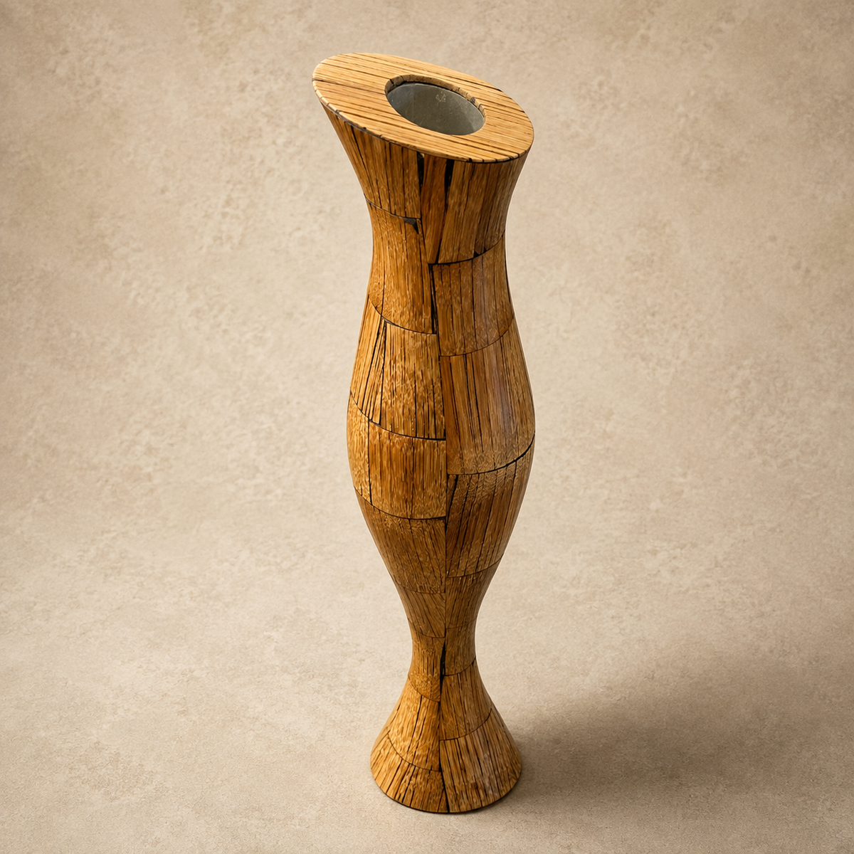 R&Y Augousti Paris Free Form Wood Vase