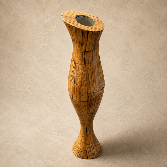 R&Y Augousti Paris Free Form Wood Vase