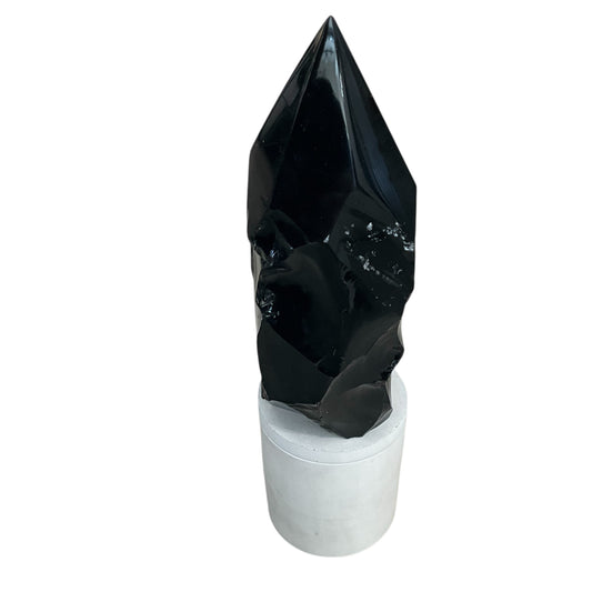 XL Black Obsidian Lid Gardenia Candle