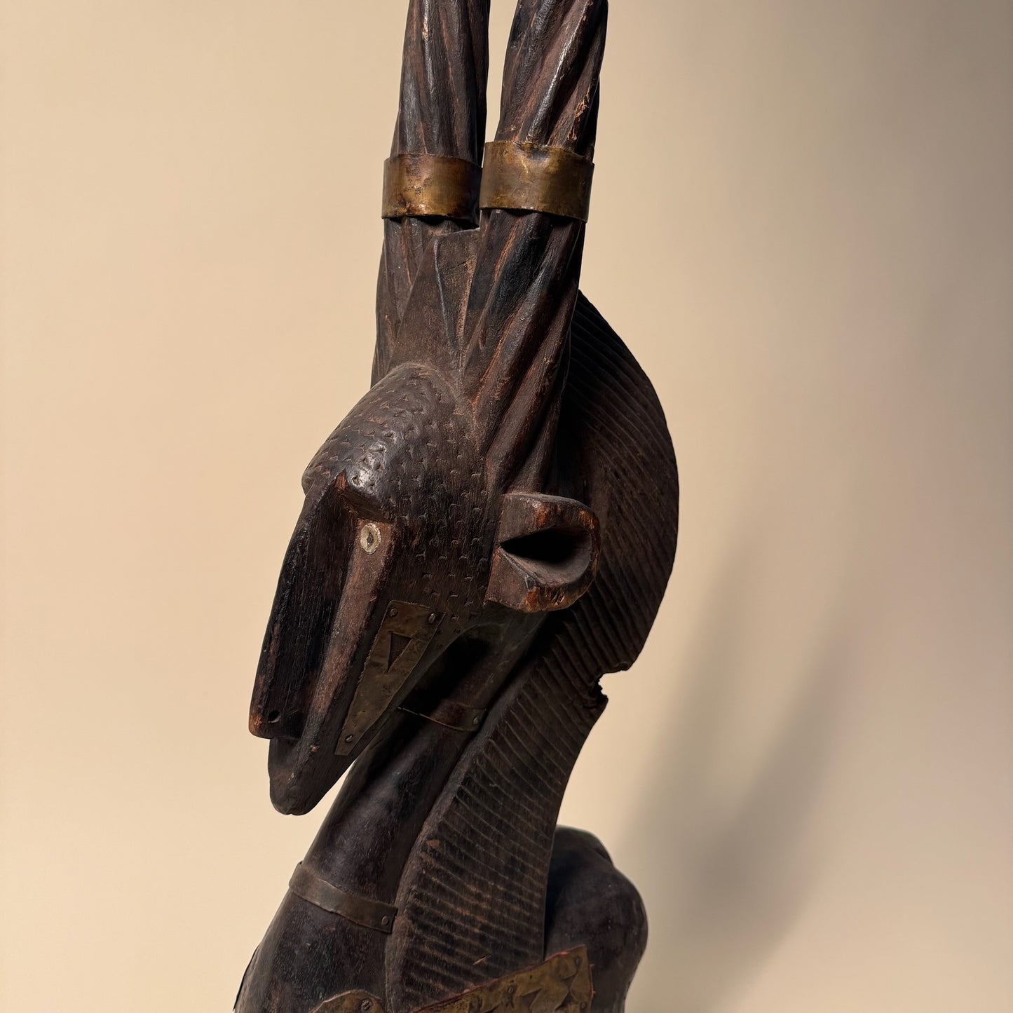 African Bamana Antelope Figure