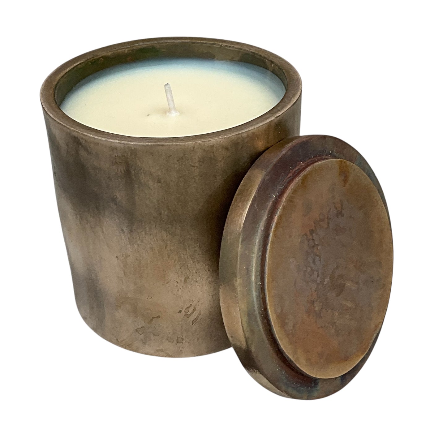 #G Solid Bronze Gardenia Candle with Lid