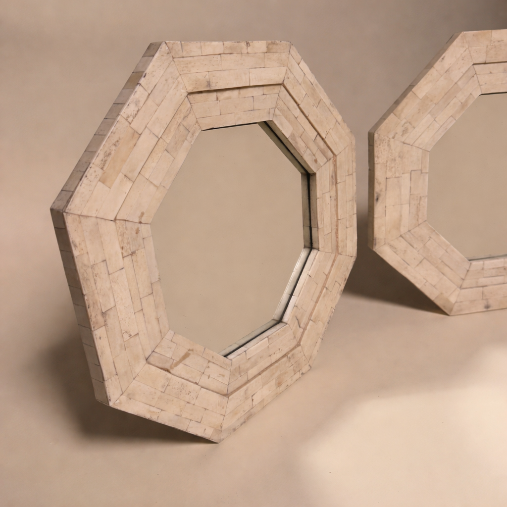 Tessellated Travertine Mirrors