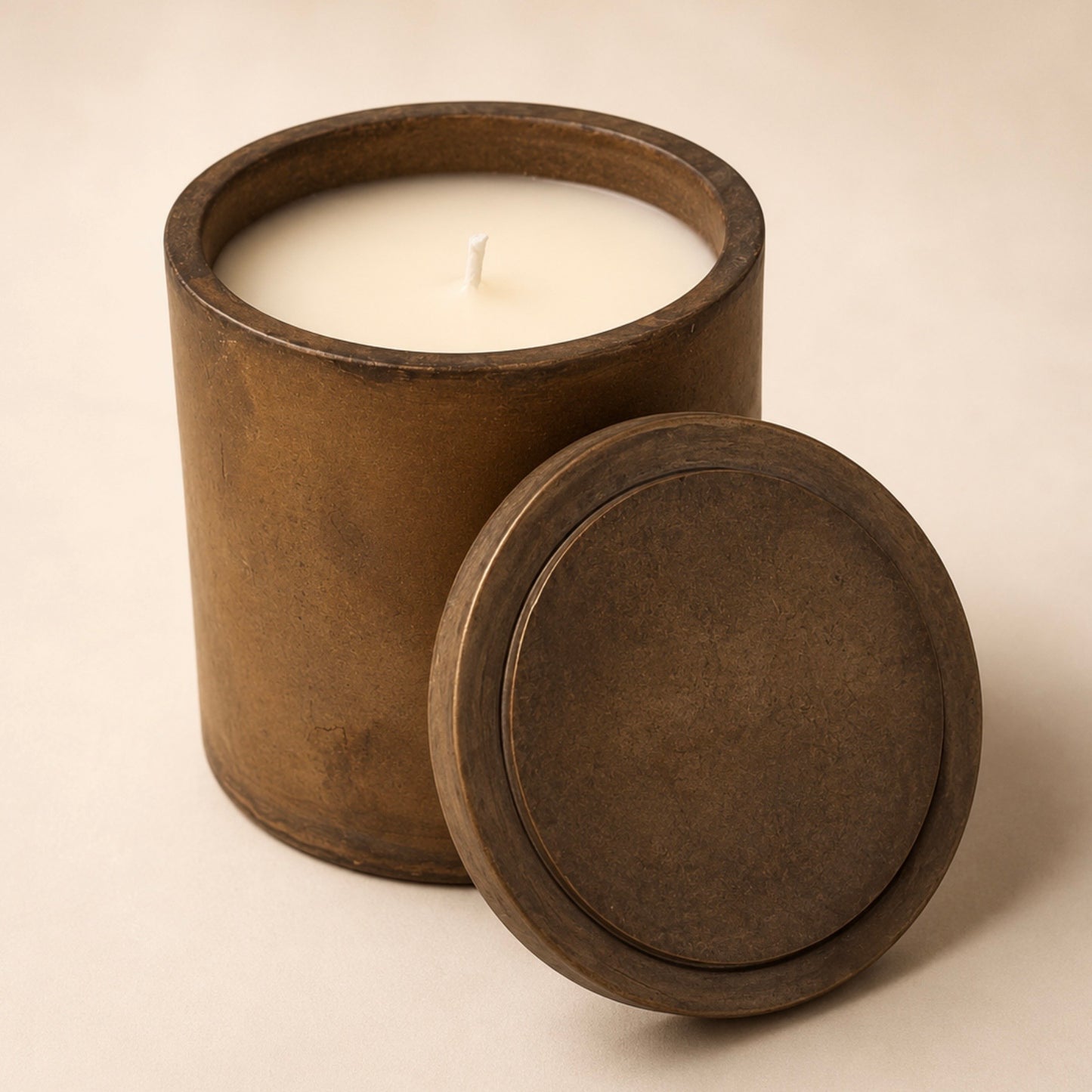 Solid Bronze Gardenia Candle AA
